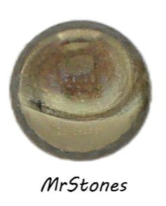 8mm (2194) Light Smoked Topaz Round Cabochon West Germany