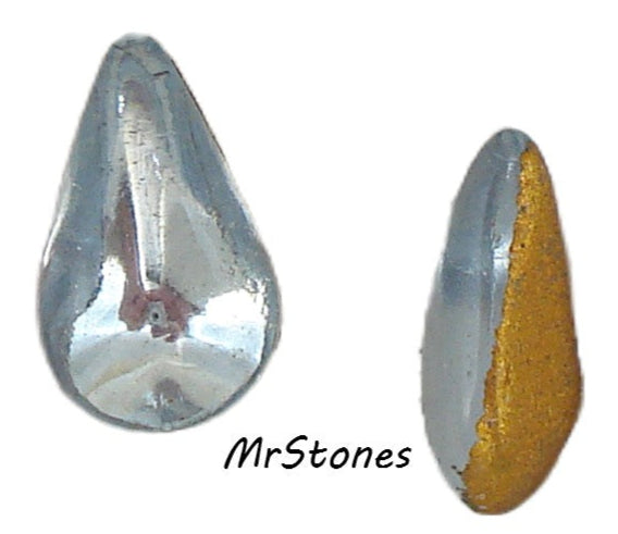 8x4.8mm (3101) Light Sapphire Buff Top Doublet Pear Shape 1pc or 1pkg 1080 W. German