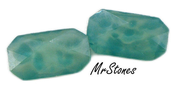 10x5mm (4630) Chinese Jade French Cut Cushion Octagon 1pc/$0.75 or 10pc/$4.95