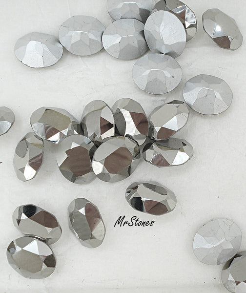 12x10mm (4120) Comet Argent Dark Oval Shape