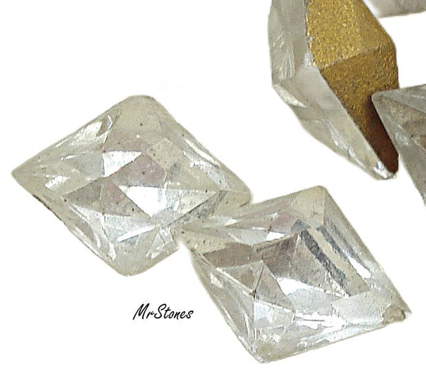 10x7mm (4710) M/C Crystal Diamond Shape West Germany 4pk/$1.00