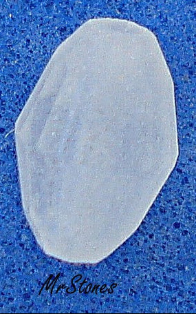 6.3x4mm Bead Bi-Cone Frosted White Crystal Vintage Glass