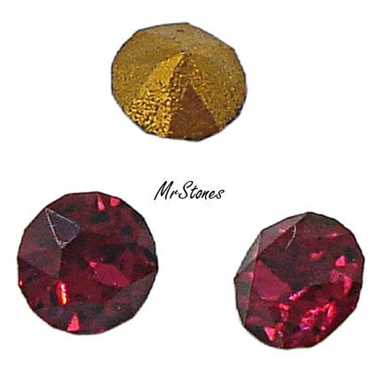 3.5mm (1200) Ruby Red Round Swarovski Dentelle