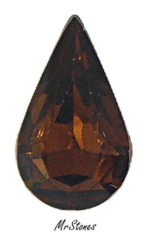 13x7.8mm (4300) Dark Smoked Topaz Pear Shape