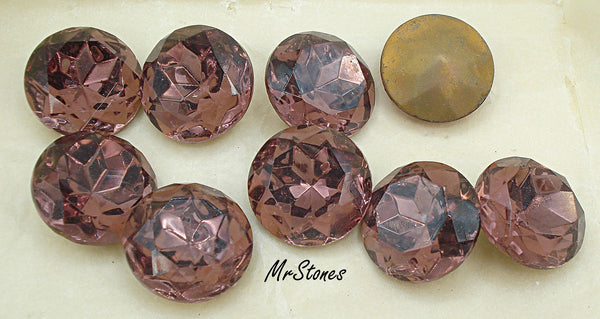 20mm (1200/2) TTC Light Amethyst Dentelle Round