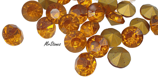 14mm (1200/2) (60ss) TTC Madeira Topaz Round Chaton