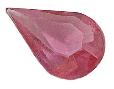 10x6mm (4300/2) TTC Czech Rose Pink Unfoiled Pear Shape