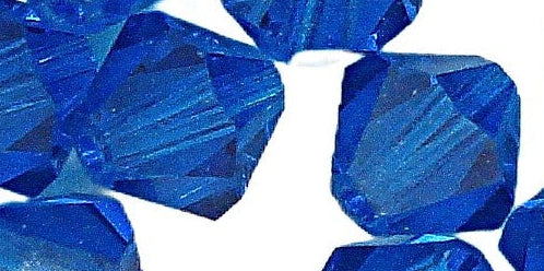 5mm (5301) Capri Blue Swarovski Bi-Cone Beads