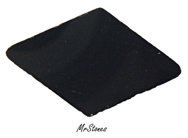 16x10mm (2710) Jet Black Step Cut Flatback Diamond Shape Pointed Top