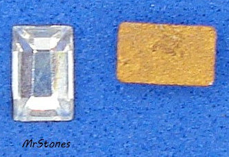 5x3mm (3932) Crystal Flatback Baguette Nice and Bright Swarovski D S W
