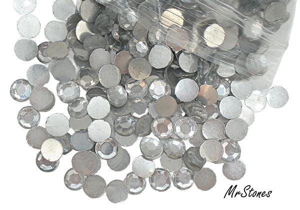 8.9-9.2mm 9mm (2000) (42ss) Crystal Flatbacks Over 1 Pound Bag