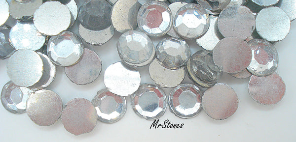 8.9-9.2mm 9mm (2000) (42ss) Crystal Flatbacks Over 1 Pound Bag