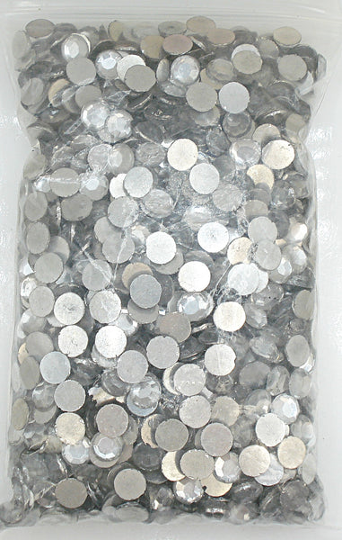 8.9-9.2mm 9mm (2000) (42ss) Crystal Flatbacks Over 1 Pound Bag