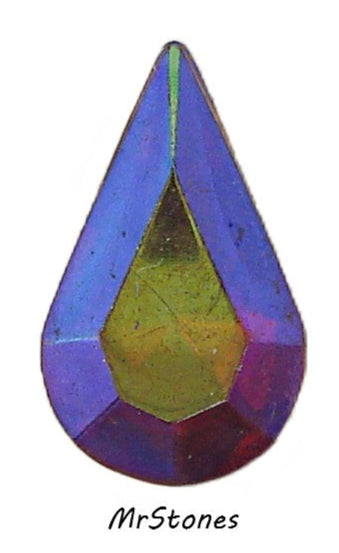 13x7.8mm (4300/2) TTC Light Siam AB Pear Shape Teardrop