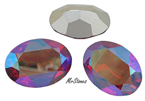 18x13mm (4120) Light Siam AB Oval Shape