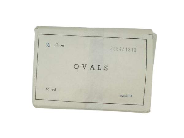 18x13mm (2135) Montana Blue Low Dome Flat Top Oval Cabochon West Germany