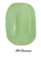 6x4mm (3436) Light Green Moonstone Cushion Octagon Buff Top Doublet West Germany