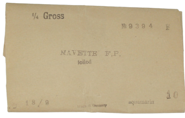 25x18mm (1685) Lapis Blue Matrix Oval Cabochon West Germany