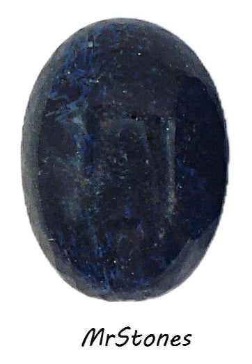 25x18mm (1685) Lapis Blue Matrix Oval Cabochon West Germany