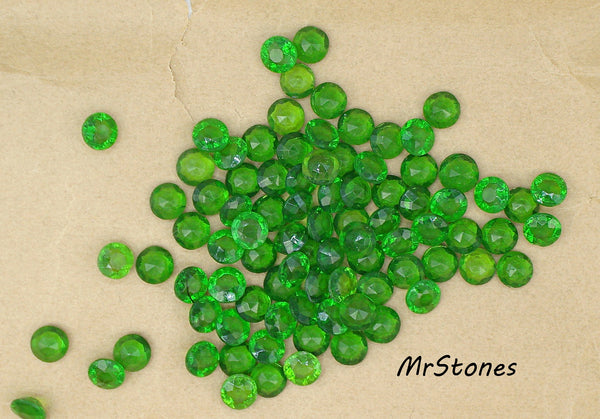 5.2-5.4mm (1200/2) (22-24ss) TTC Olivine Green Unfoiled Round Dentelle 1pc or 100pk