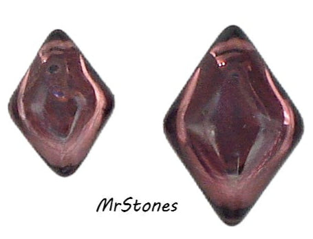 8.5x6mm - 11.3x7.5mm (2710) Amethyst Purple Diamond Shape Cabochon