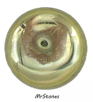 18mm (2194) Jonquil Yellow Round Cabochon Czech