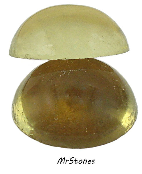 18mm (2194) Jonquil Yellow Round Cabochon Czech