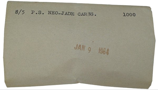 8x5mm (2390) Jade Green Glass Pear Teardrop Shape Cabochon