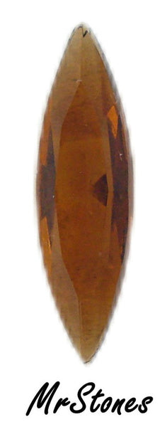 15x4mm (4200/2) Smoked Topaz Un-foiled Marquise Navette