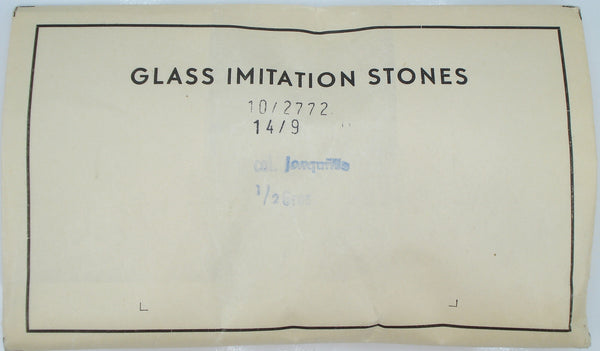 14x9mm (LEAF) Jonquil Yellow Flatback Fan Leaves West Germany