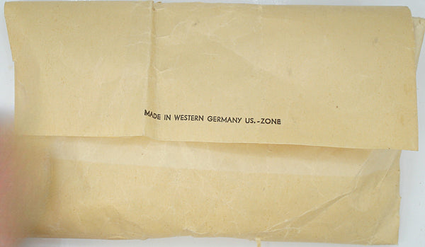 18mm (2194) Chalk White Opaque 3/4 Round PacMan Cabochon West Germany