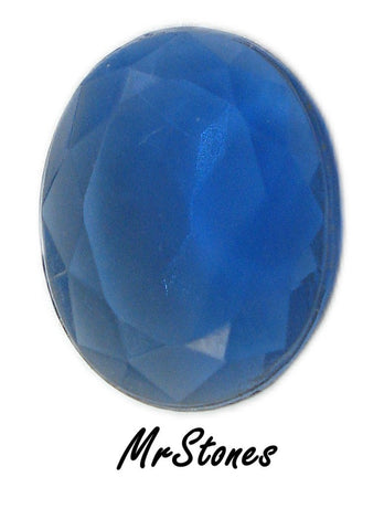 10x8mm (4130/2) TTC Montana Sapphire Blue Unfoiled Oval Shape