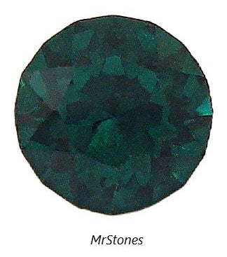 4.4-4.6mm (1200) (19ss) Emerald Green Dentelle Round Chaton