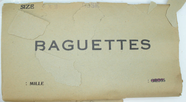 6x2mm (4500/2) Rose Pink Fire Polished Baguettes France 1pc/$0.35 or 144pcs/$3.95