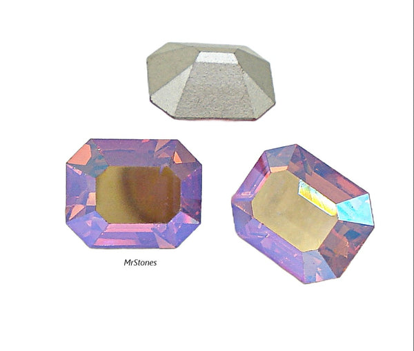 10x8mm (4600) Rose Pink AB Cushion Octagon Shape Swarovski Art. 176/1