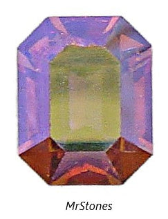 10x8mm (4600) Rose Pink AB Cushion Octagon Shape Swarovski Art. 176/1