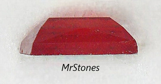 11x9mm (3932) Siam Red Cushion Flatback Rose Cut (11.6x8.9mm) 1pc/$.50 or 5pcs/$1.00