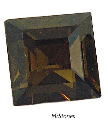 5mm (4410) Smoked Topaz Step Cut Square Shape Swarovski Art. 110