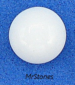 8mm (3190) (39ss) Chalk White Round Lentils Same on Both Sides (5.2mm thick) 4pk/$1.00