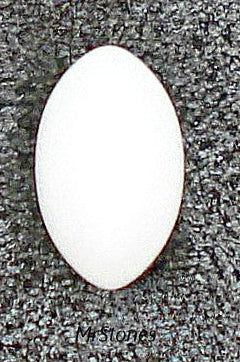 8mm (3190) (39ss) Chalk White Round Lentils Same on Both Sides (5.2mm thick) 4pk/$1.00