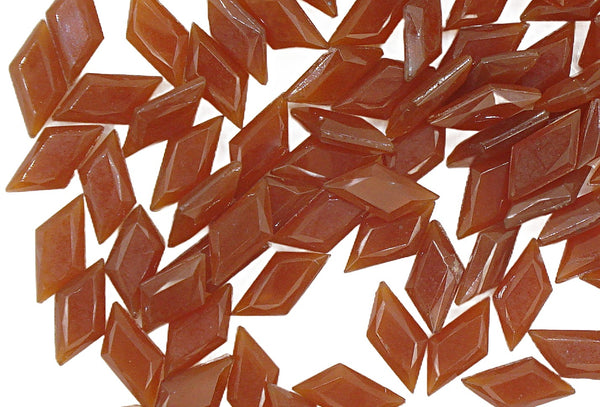 11.4x6.3mm (3325) Cornelian Parallelogram Shape Slant Cushion Same on Both Sides 4pk/$1.00