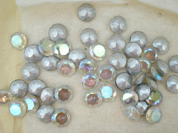 11.2mm (1200/2) (48ss) TTC Crystal AB Dentelle Round Chaton West Germany