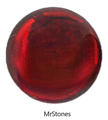 12mm (2090/4) Swarovski Siam Red Round Cabochon