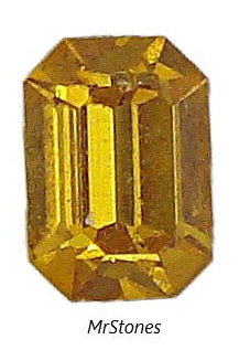7x5mm (4600) Topaz Cushion Octagon Shape Swarovski Art. 176/I