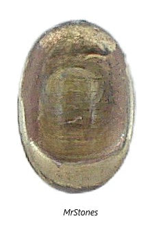 6x4mm (2195) Light Smoked Topaz Oval Cabochon W. Germany 1pc/$0.25 or 720pc/$24.95