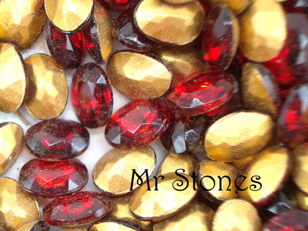 7x5mm (4130/2) TTC Siam Oval Shape Czech