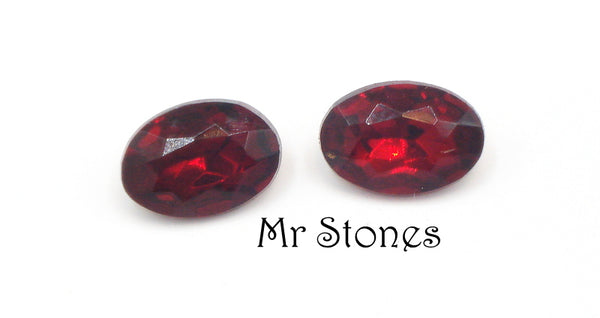 7x5mm (4130/2) TTC Siam Oval Shape Czech