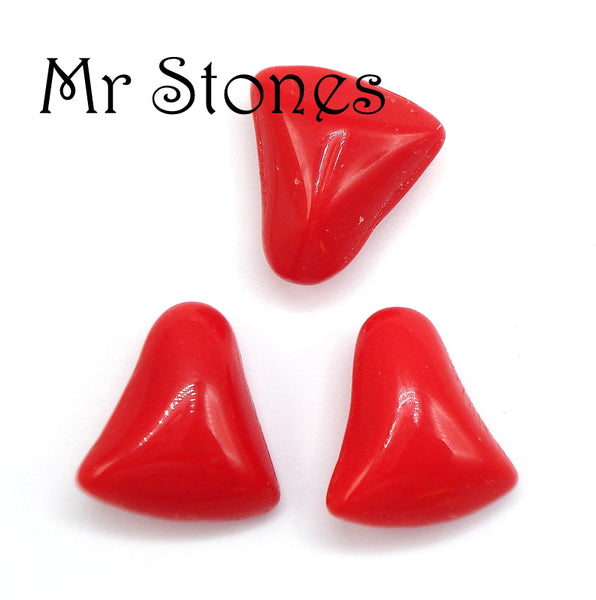 10mm Bell Shape Cherry Red Buff Top Doublet