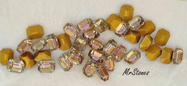 10x8mm (4600) Vitrail Medium KS Co. Swarovski Cushion Octagon As Is