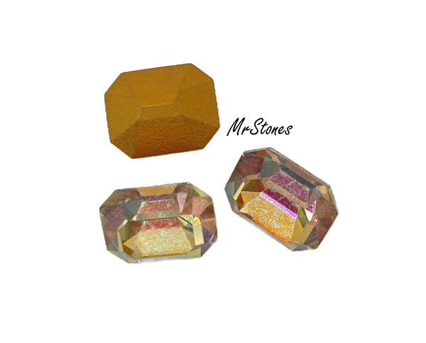 10x8mm (4600) Vitrail Medium KS Co. Swarovski Cushion Octagon As Is